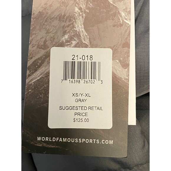 NWT Pulse Puffer Vest Men's XS Boys Youth XL 20 Gray Quilted Ripstop Water Repel - Picture 15 of 15